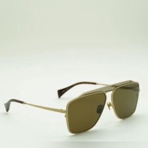 Yohji Yamamoto Gold Frame Brown Lens Sunglasses